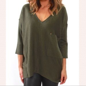 Kerisma Sweater - Olive Green